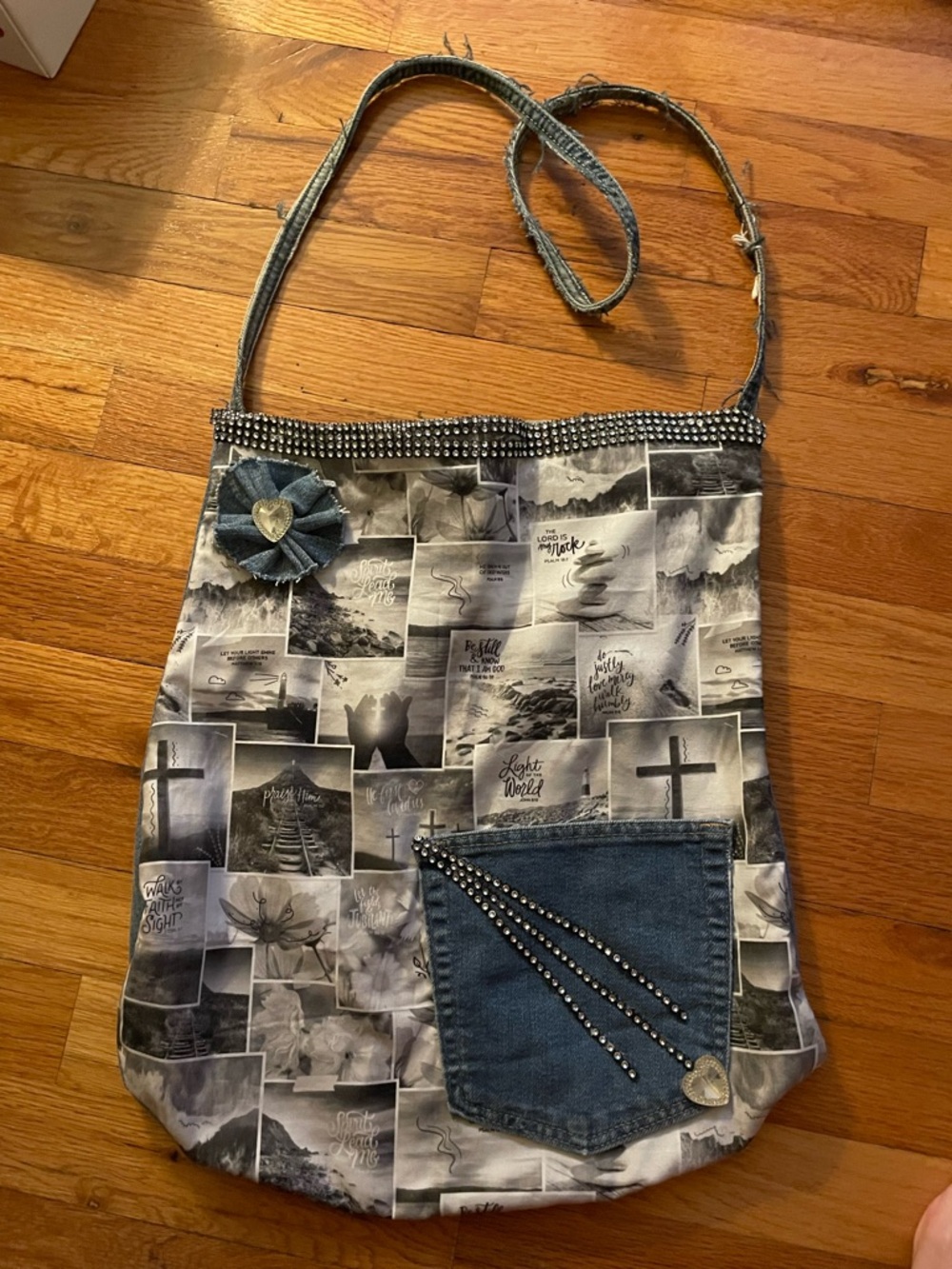 Handmade shoulder bag